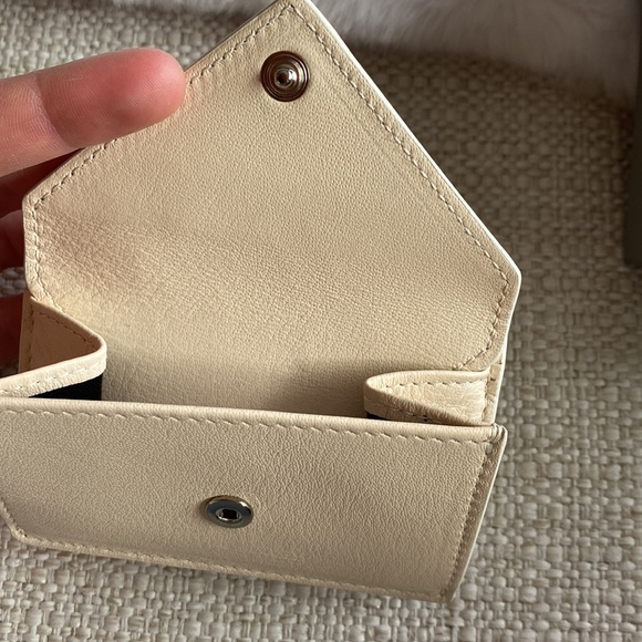 New Authentic Balenciaga Mini Papier Card Case Trifold Wallet - Picture 4 of 6